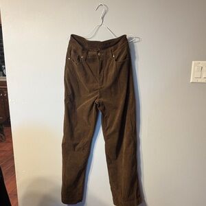 SHEIN Chocolate Brown Corduroy Pants